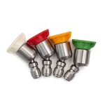 Set 4 duze pulverizare de inalta presiune cupla rapida 1/4″ cu cap mobil