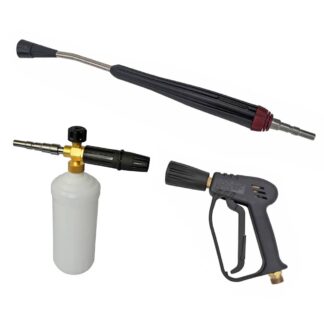 Set pistol lance spumare metalica si lance spalare