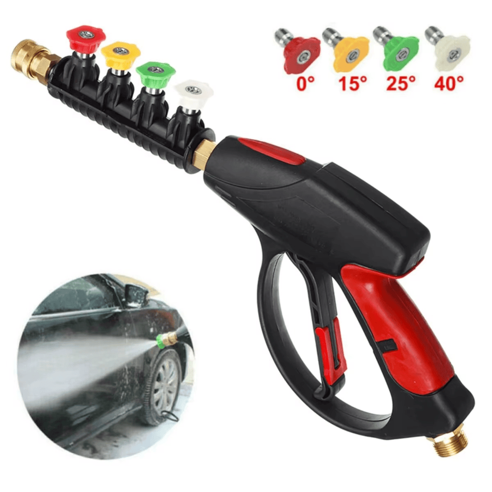 Set pistol lance spumare plastic si duze