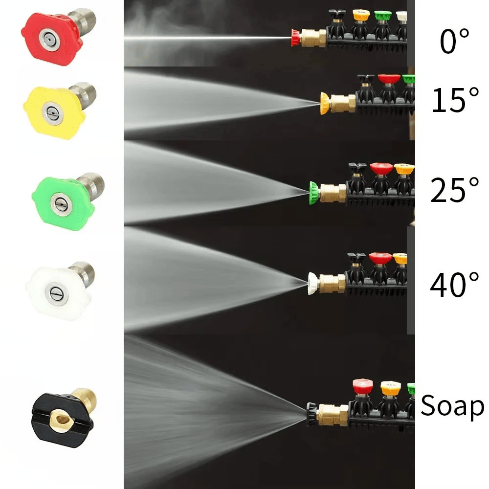 Set pistol lance spumare plastic si duze