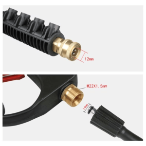 Set pistol lance spumare plastic si duze