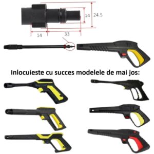 Set kit spalare si spumare Parkside Lavor