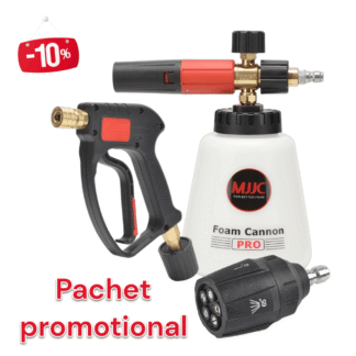 Set MJJC pistol lance spumare PRO V2 si duza pulverizare 5 in 1